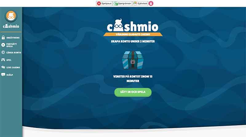 cashmio casino lobby