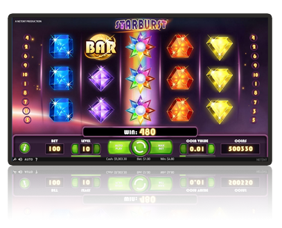 Starburst popular slot game